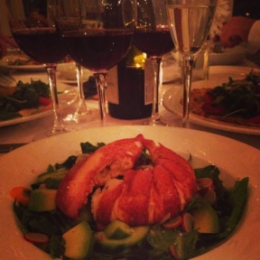 Gluten-free lobster salad from L'escale at The Delamar